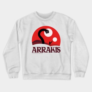 Fear Is The Mind Killer, Red Arrakis Crewneck Sweatshirt